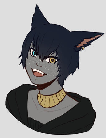 Headshot - Coloured Sketch